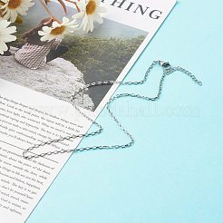 Не тускнеющие венецианские цепочки из нержавеющей стали 304&nbsp;NJEW-JN03636-01