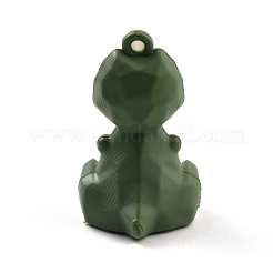 ПВХ граненые подвески с мультяшными динозаврами&nbsp;FIND-B002-10