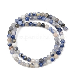 Природный содалит бисер нитей&nbsp;GSR4mmC013