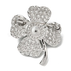 Акриловые броши с жемчугом и стразами&nbsp;JEWB-L026-03P