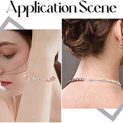 1200 шт. 4-х стильные железные зажимы для обжима концов&nbsp;IFIN-SP0001-07