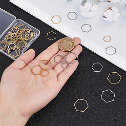 60 шт. 6 стиля соединительных колец из нержавеющей стали 304 и 201&nbsp;FIND-GL0001-71