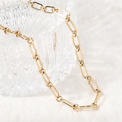 Латунные цепочки смешанного плетения&nbsp;NJEW-L013-16G