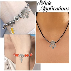 4 шт. 2 стиля сплава европейских бусин&nbsp;FIND-YW0009-98