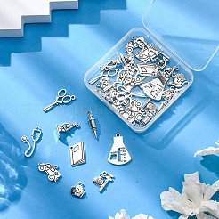 36шт 9 стиля подвески из сплава в тибетском стиле&nbsp;TIBE-FP0001-03