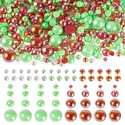 Полукруглые кабошоны из абс-пластика&nbsp;FIND-TAC0038-08A