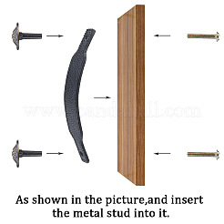 Ручки для ящиков из искусственной кожи&nbsp;FIND-WH0290-10B-AB