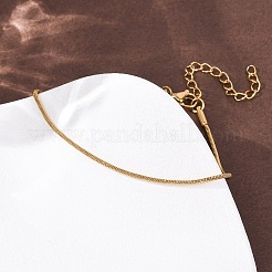 Браслеты-змейки из нержавеющей стали 304 для женщин&nbsp;BJEW-G775-02G