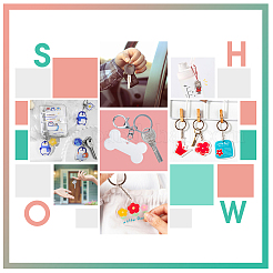 Прозрачные бланки акриловые подвески TACR-NB0001-11