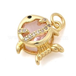 Латунные микро проложить кубического циркония подвески&nbsp;KK-C137-09G-01