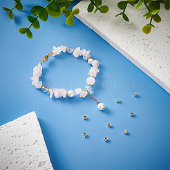 10 шт. 925 плоские круглые бусины из стерлингового серебра&nbsp;STER-BC0002-69G