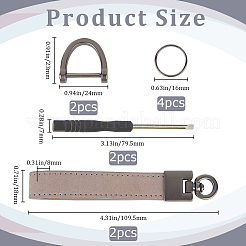 Брелок из натуральной кожи&nbsp;FIND-WH20001-72B