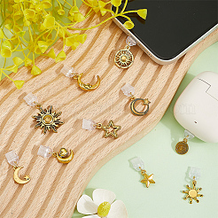 10 шт. 10 стиля пластиковых мобильных пылезащитных заглушек&nbsp;HJEW-SC00177