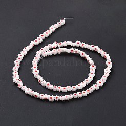 Ручной работы стеклянная бусина тысячецветник нитей&nbsp;LAMP-J035-4mm-64