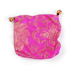 Сумка для хранения ювелирных изделий из парчи&nbsp;ABAG-WH0005-49