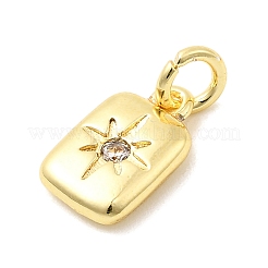 Латунные микро проложить кубического циркония подвески&nbsp;KK-C139-13G