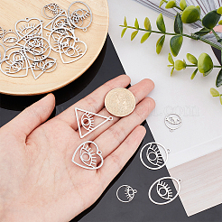 24 шт. 6 подвески из нержавеющей стали 201&nbsp;FIND-AR0002-03