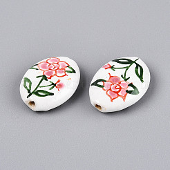 Фарфоровые бусины ручной работы&nbsp;PORC-T134-04A