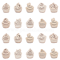 Незавершенные украшения из дерева&nbsp;WOOD-CJ0001-48