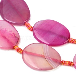 Натуральные полосатые агатовые бусы&nbsp;G-P605-L02-02