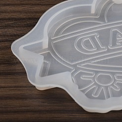 Подвески ко Дню отца своими руками из силиконовой формы&nbsp;DIY-K073-15B