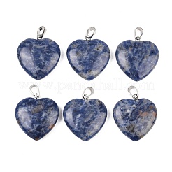 Природные подвески содалитом&nbsp;G-G956-B39-FF