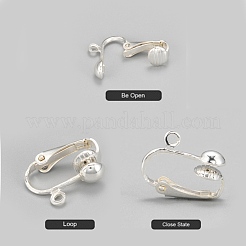 Железные клипсы для непроколотых ушей&nbsp;X-EC141-S