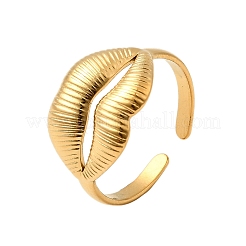 Кольца-манжеты для губ из нержавеющей стали 304 для женщин&nbsp;RJEW-Z110-01G