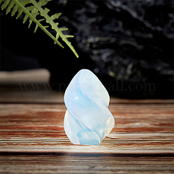 Факел опаловые украшения для витрины&nbsp;DJEW-WH0042-08A-01