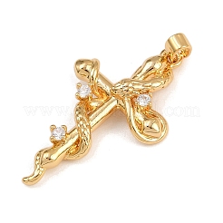 Латунные микро проложить кубического циркония подвески KK-F910-14G