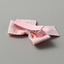 Милая заколка для волос из ткани аллигатора с бантом&nbsp;OHAR-WH0023-11C