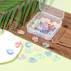 40 шт. Прозрачные стеклянные подвески&nbsp;GLAA-FS0001-15