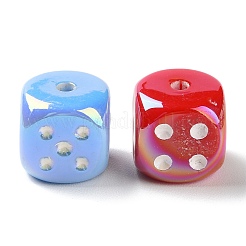 УФ-покрытие Радужные радужные акриловые эмалевые бусины&nbsp;SACR-G034-10