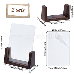 Акриловая подставка для фоторамки&nbsp;AJEW-WH20077-005A