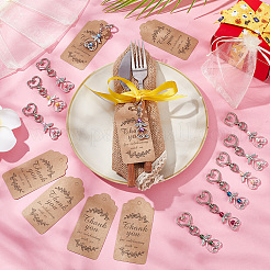 1 комплект подвесок-ангелов из стеклянного жемчуга&nbsp;KEYC-BC0001-16