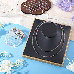 5 ярд сплава стеклянные стразы чашки цепи&nbsp;AJEW-TA0002-63