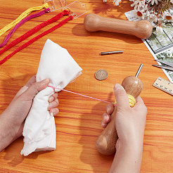 Устройство для вытягивания сухожилий из дерева для тай-дай&nbsp;TOOL-WH0136-146