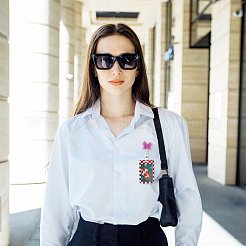 10 шт. 5 стиля акриловых значков на катушках&nbsp;HJEW-FH00218