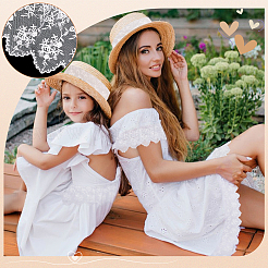 7.5 ярд цветочного узора&nbsp;DIY-FG0005-08B