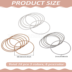 18 прядь 3 цвета пружинные браслеты&nbsp;TWIR-LP0001-01