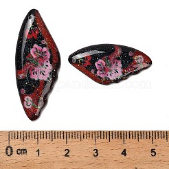 4шт 4 стиля прозрачные подвески из эпоксидной смолы&nbsp;RESI-B032-04C