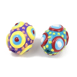 Стеклянные бусины миллефлори&nbsp;LAMP-P073-01A-M