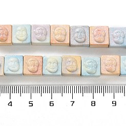 Натуральные бусины из радужного алашанского агата&nbsp;G-NH0022-G01-01