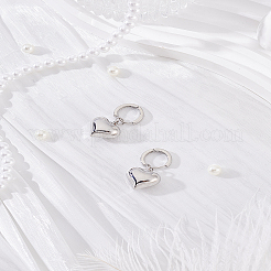 1 пара латунных серег-колец&nbsp;EJEW-LP0007-123P