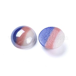 Непрозрачные стеклянные кабошоны&nbsp;GGLA-S038-12P-10mm