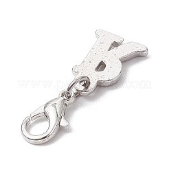 26 шт. подвеска с буквой a~z из сплава и стразами&nbsp;HJEW-JM02651