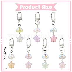 7 шт. акриловые подвесные украшения&nbsp;HJEW-YW00278