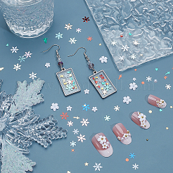 Пластиковые блестки для нейл-арта/кабошоны&nbsp;MRMJ-PH0003-22