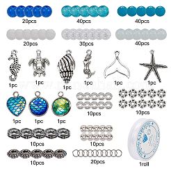 Наборы для самостоятельного изготовления браслетов на морскую тематику&nbsp;DIY-SC0014-07AS