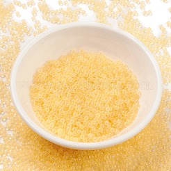 Светящиеся прозрачные стеклянные круглые бусины&nbsp;GLAA-F124-D10-A